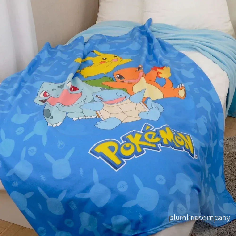 Pokémon Fleece Blanket Starter Pokémon 130 x 160 cm - Bild 3