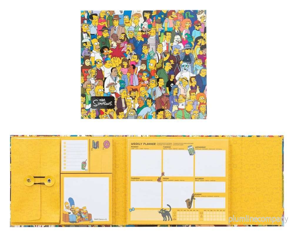 The Simpsons veckoplanerare med sticky notes 19 x 17 cm The Simpsons veckoplanerare med sticky notes 19 x 17 cm