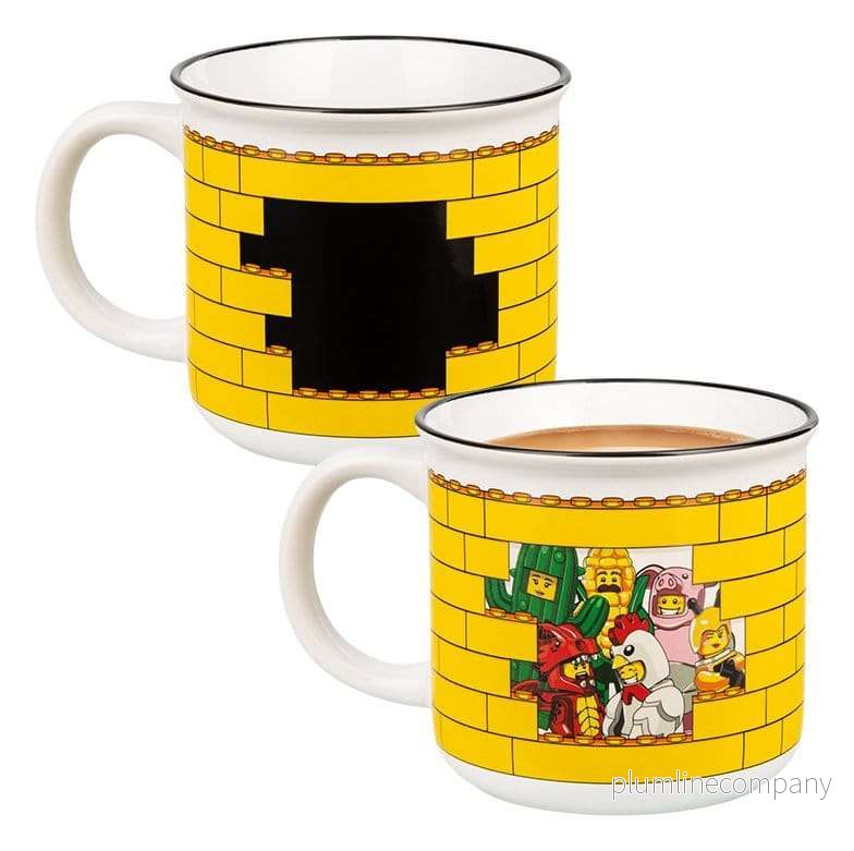 Lego värmeförändrande mugg med Minifigure-motiv Lego värmeförändrande mugg med Minifigure-motiv