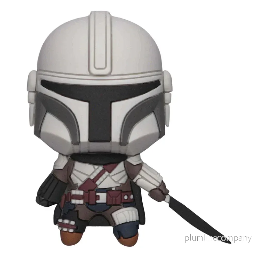 Star Wars The Mandalorian 3D Magnet Mando med Darksaber Star Wars The Mandalorian 3D Magnet Mando med Darksaber
