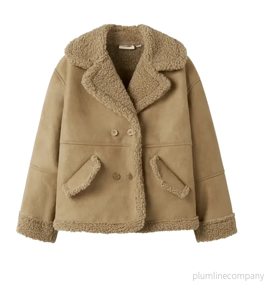 VINTERJACKA – NMNNESTER OVERSIZED JKT LIL – OXFORD TAN VINTERJACKA – NMNNESTER OVERSIZED JKT LIL – OXFORD TAN