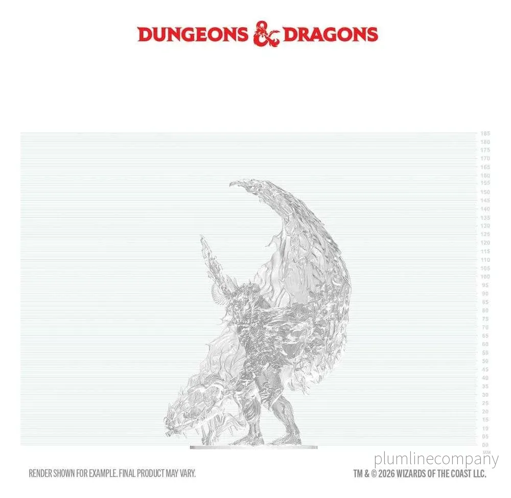 D&D Nolzur's Marvelous Miniatures omålad Balor-figur 20 cm - Bild 3