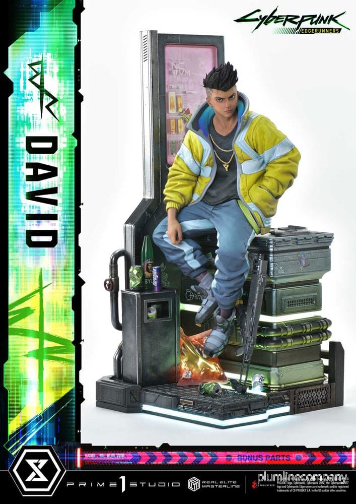 Cyberpunk: Edgerunners Real Elite Masterline Series Statue 1/4 David Deluxe Bonus Version 58 cm Cyberpunk: Edgerunners Real Elite Masterline Series Statue 1/4 David Deluxe Bonus Version 58 cm