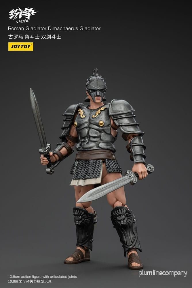Strife Action Figure 1/18 Romersk Gladiator Dimachaerus 11 cm - Bild 3