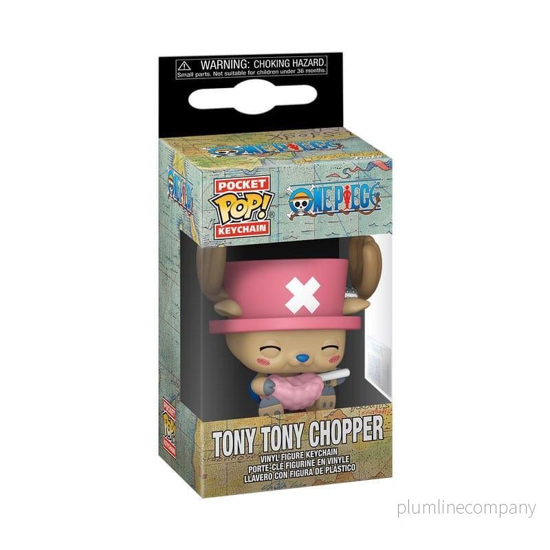 One Piece POP! Vinyl Nyckelrings 4 cm Chopper med Sockervaddsdisplay (12) - Bild 3