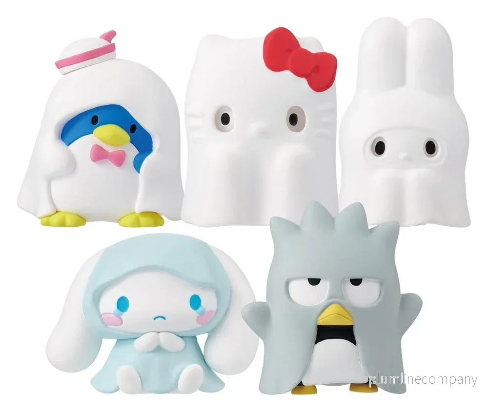 Sanrio Twinchees Mini Figurer Hello Kitty & Vänner Spelande Spöke 5 cm Blind Pack Display (24)