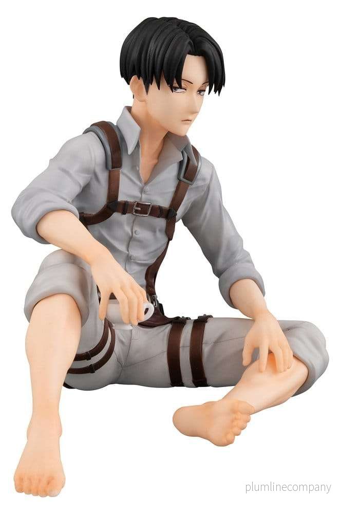 Attack on Titan G.E.M. Series PVC-figur Squad Captain Levi Palm Size 9 cm Attack on Titan G.E.M. Series PVC-figur Squad Captain Levi Palm Size 9 cm