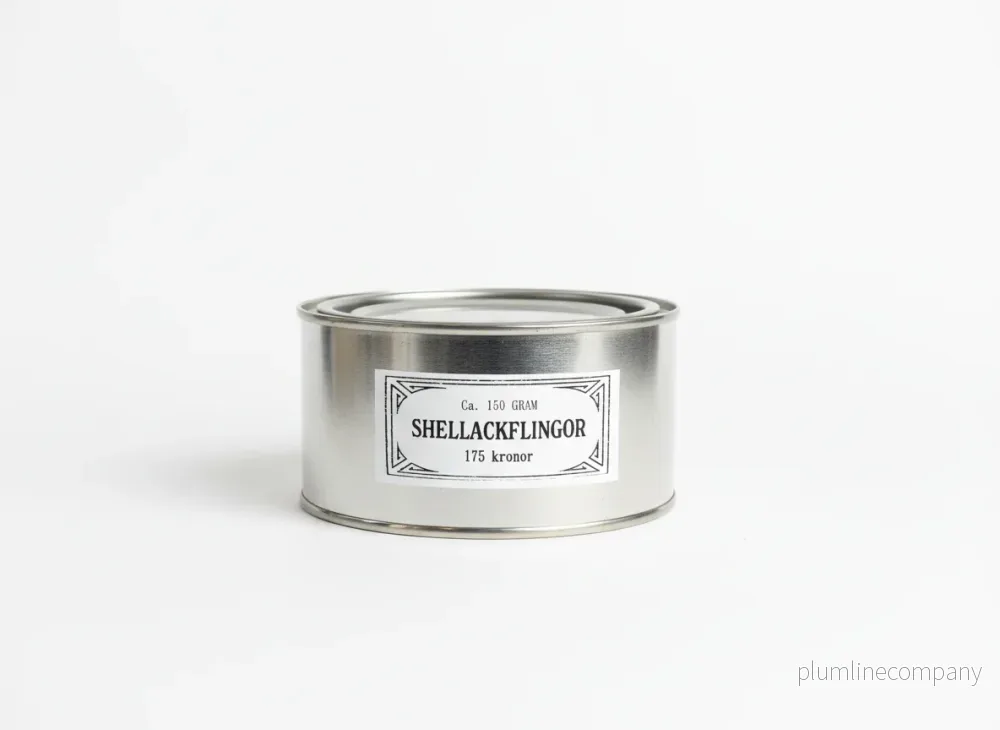 Schellackflingor 3 dl i plåtburk