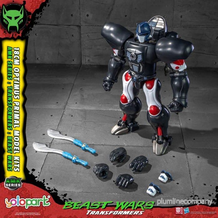 Transformers: Beast Wars AMK-serien Plastmodellbyggsats Optimus Primal 18 cm - Bild 3