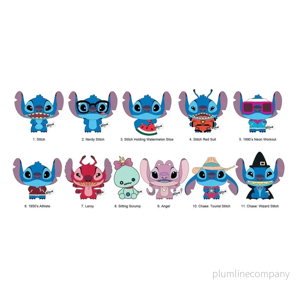 Lilo & Stitch Plush Bag Clips - Stitch Display (24) - Bild 2