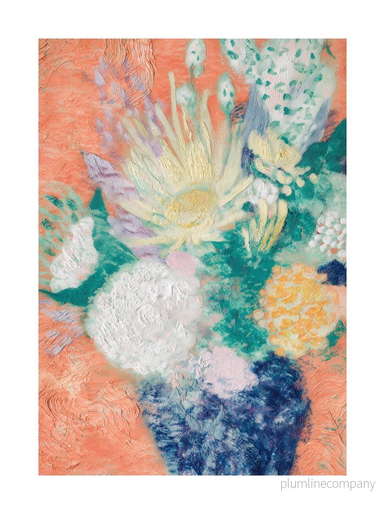 Sunset Blossom Bouquet Poster Sunset Blossom Bouquet Poster