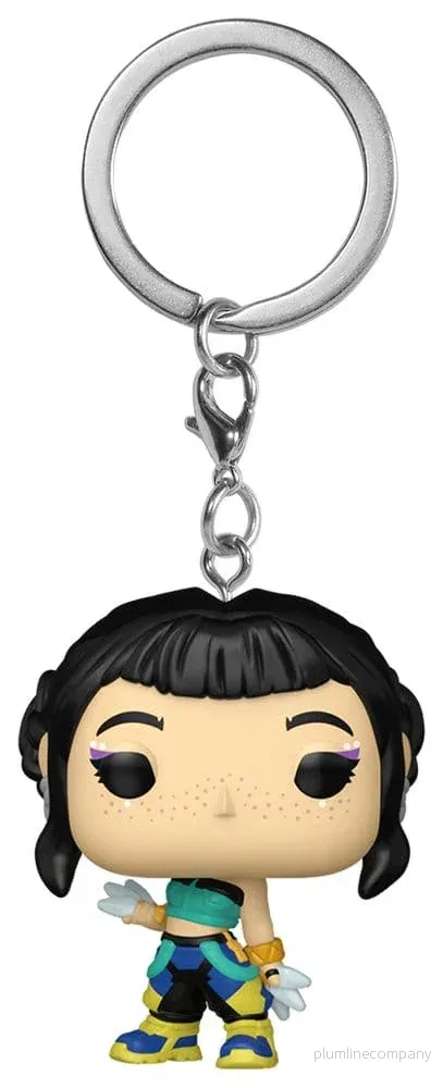 KPop Demon Hunters POP! Vinyl Nyckelrings 4 cm Zoey Display (12) KPop Demon Hunters POP! Vinyl Nyckelrings 4 cm Zoey Display (12)