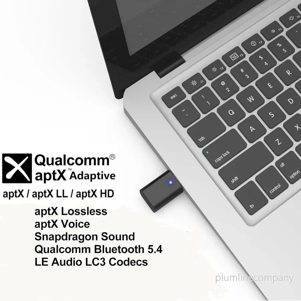 NÖRDIC Bluetooth 5.4 ljudsändare aptX LL/HD Adaptive, Auracast 24-bit 96 kHz ljud - Bild 2