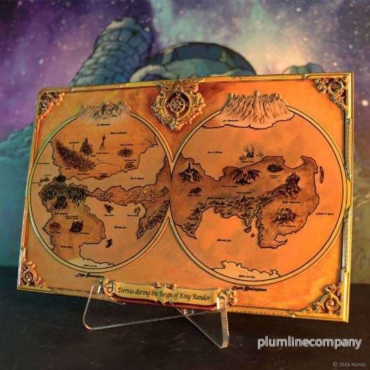 Masters of the Universe Replica Metal Map of Eternia Limited Edition 10 x 15 cm - Bild 2