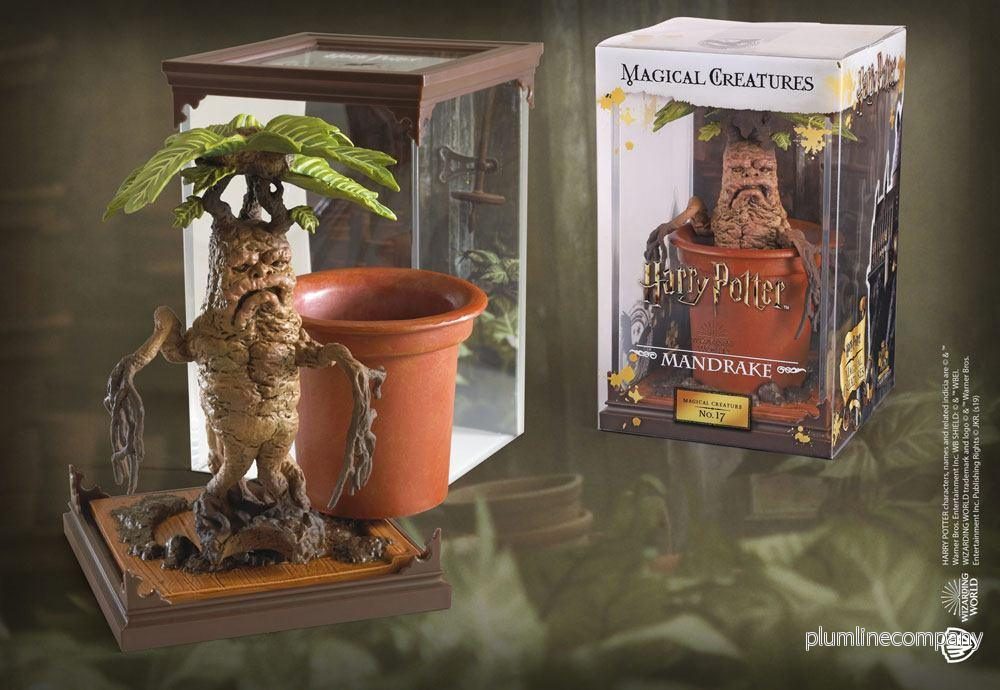 Harry Potter Mandrake Staty 13 cm - Handmålad Samlarobjekt - Bild 3