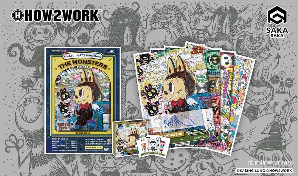 How2work Labubu Samlar Chrome Trading Cards Monstrens Serien 3 (10) - Bild 3