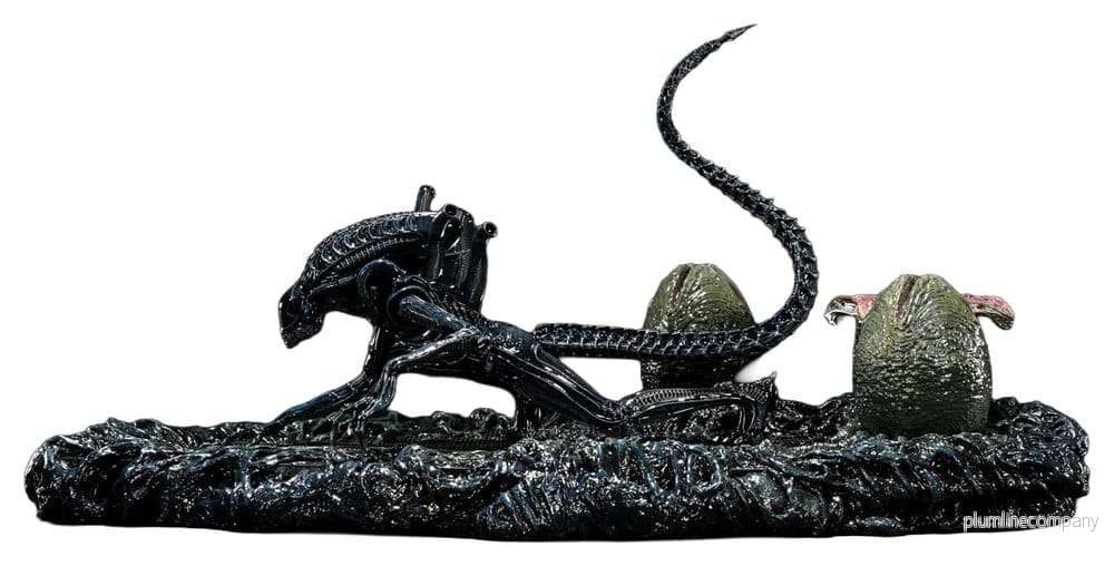 Aliens (Film) Ultimate Diorama Masterline figur Warrior Xenomorph for Queen Alien 23 cm Aliens (Film) Ultimate Diorama Masterline figur Warrior Xenomorph for Queen Alien 23 cm