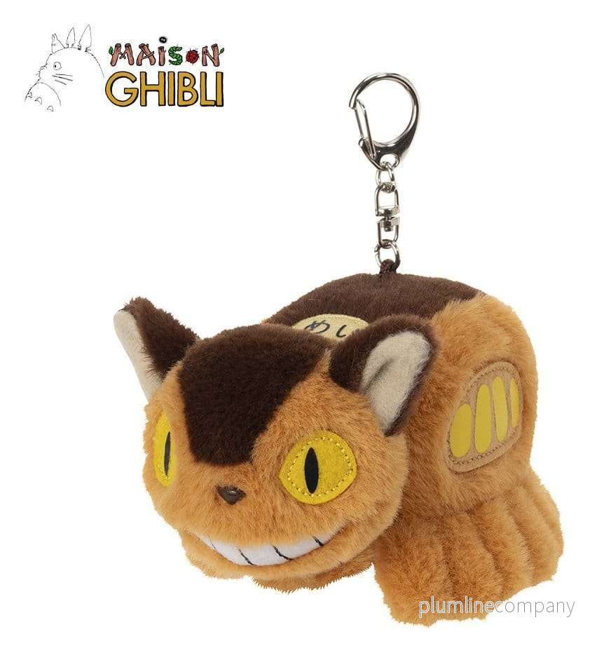 Min granne Totoro Nakayoshi gosedjurnyckelring katten-bussen Min granne Totoro Nakayoshi gosedjurnyckelring katten-bussen