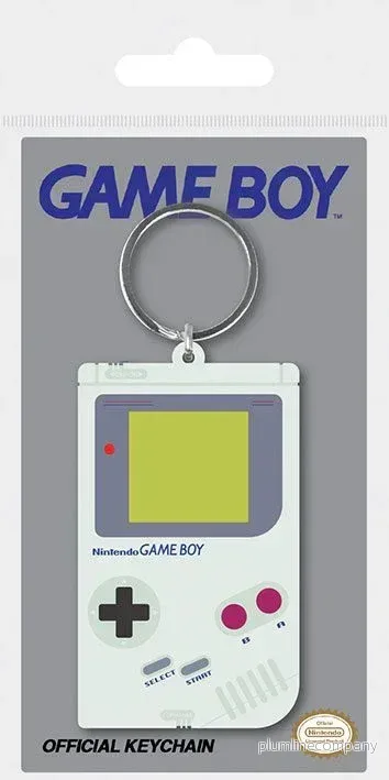 Nintendo Gumminyckelring Gameboy 6 cm – Officiell Licens Nintendo Gumminyckelring Gameboy 6 cm – Officiell Licens