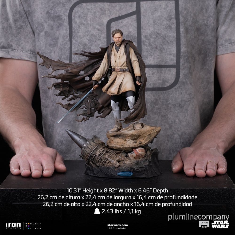 Star Wars Art Scale Figur 1/10 Obi-Wan Signaturer 26 cm - Bild 3