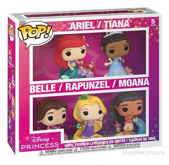 Disney POP! Animation vinylfigur 5-pack Black Friday Disney Princess 9 cm - Bild 2