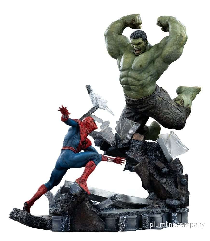 Marvel Comics Art Scale Statue 1/10 Spider-Man vs Hulk 38 cm - Bild 2