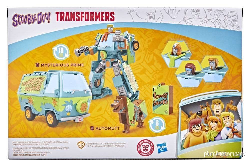 Transformers x Scooby-Doo Actionfigur 2-Pack Mysterious Prime & Automutt 15 cm - Bild 2