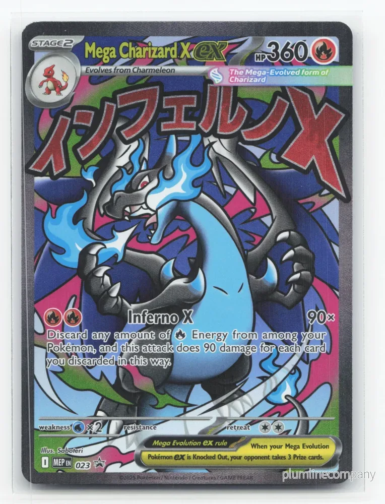 Mega Charizard X ex 023 – Mega Evolution Black Star Promos Mega Charizard X ex 023 – Mega Evolution Black Star Promos