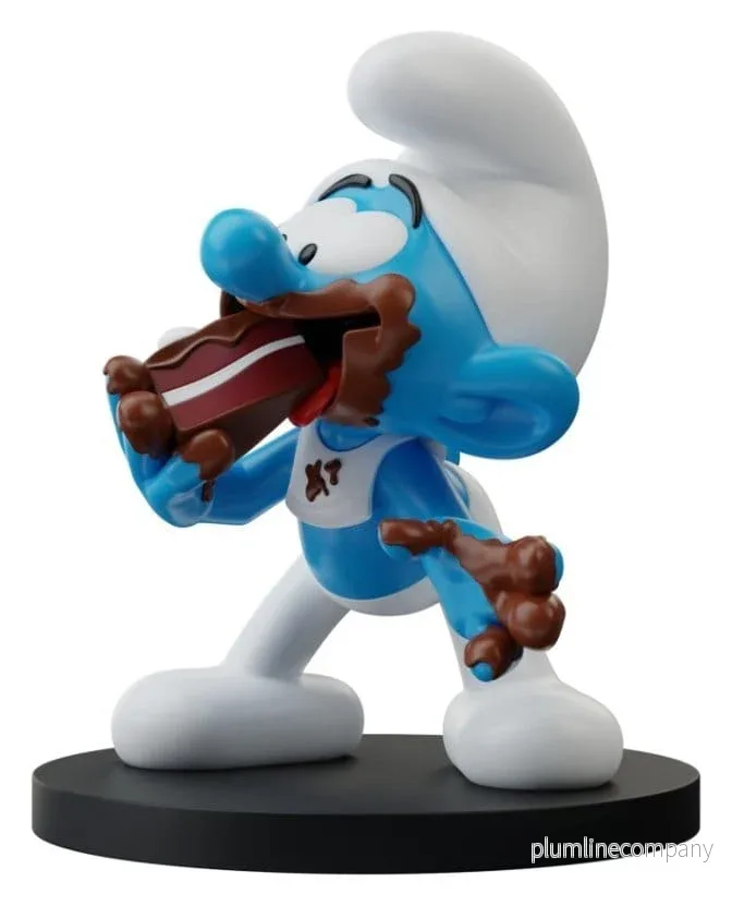 Smurfarna Figur Girig Smurf 10 cm i Harts Smurfarna Figur Girig Smurf 10 cm i Harts