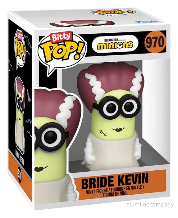 Minions Bitty POP! Figurer 2-Pack Brud Kevin & Öga, Matie 2 cm - Bild 3