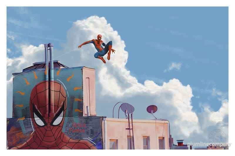 Spider-Man Konsttryck Peter Parker 30 x 46 cm – utan ram Spider-Man Konsttryck Peter Parker 30 x 46 cm – utan ram