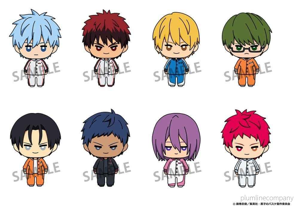 Kurokos Basketboll Nyokinto Maskot Mini Figurer Blindlåda Display 6 cm (8) Kurokos Basketboll Nyokinto Maskot Mini Figurer Blindlåda Display 6 cm (8)