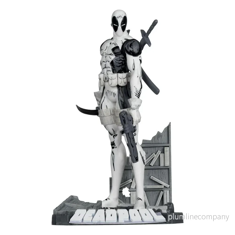 Marvel Collection PVC Figur 1/10 Deadpool (The New Mutants #98) (Line Art) (Gold Label) 17 cm Marvel Collection PVC Figur 1/10 Deadpool (The New Mutants #98) (Line Art) (Gold Label) 17 cm