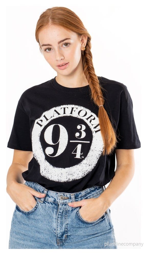 Harry Potter T-shirt Platform 9 3/4 med upphöjt tryck
