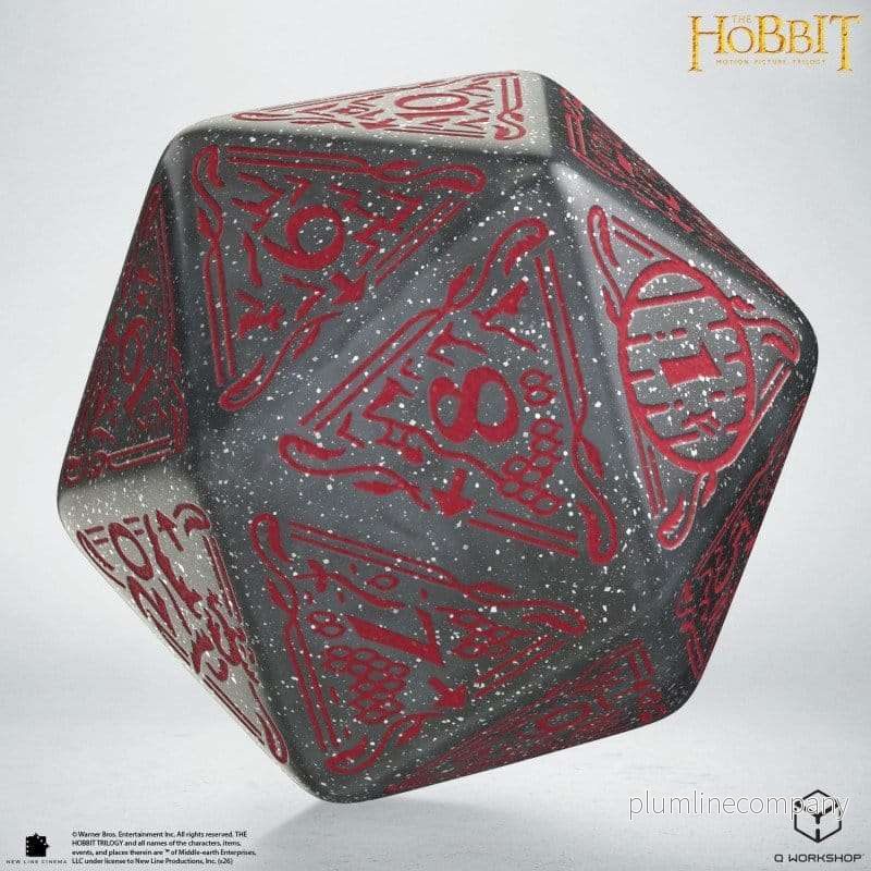 The Hobbit Spindown Jumbo Die Lunaris TCG D20 The Hobbit Spindown Jumbo Die Lunaris TCG D20