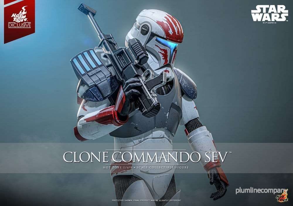 Star Wars: The Clone Wars Television Masterpiece Action Figure 1/6 Clone Commando Sev (Hot Toys Exclusive) 30 cm - Bild 2