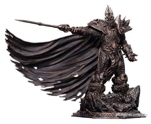 World of Warcraft-statyn The Lich King 1/10 Bronze-Colored Edition 27 cm