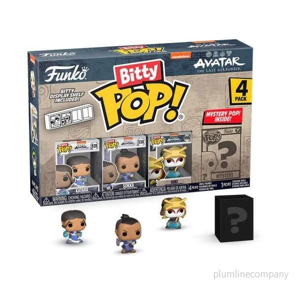 Avatar The Last Airbender Bitty POP Figur 4-Pack Katara 2,5 cm Avatar The Last Airbender Bitty POP Figur 4-Pack Katara 2,5 cm