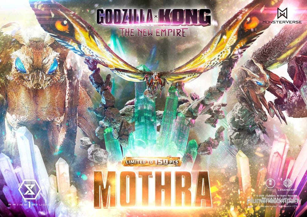 Godzilla x Kong: The New Empire Ultimate Diorama Masterline Series staty Mothra Bonus Version 113 cm - Bild 2