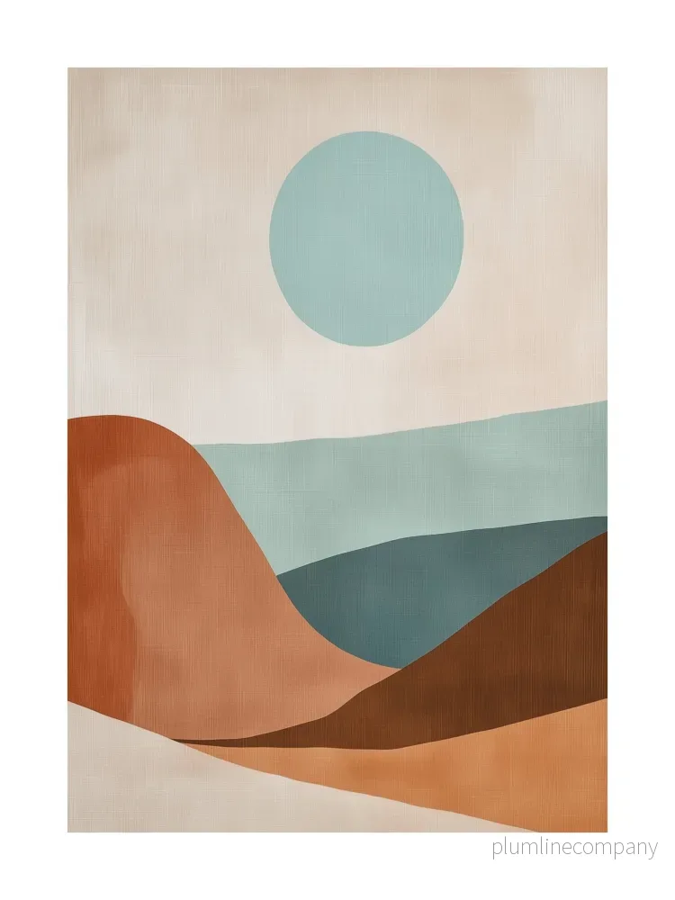 Sunset Valleys Poster