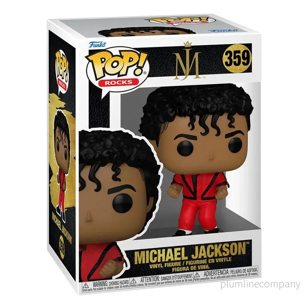 Michael Jackson POP! Rocks Vinyl Figur - Thriller 9 cm - Bild 3