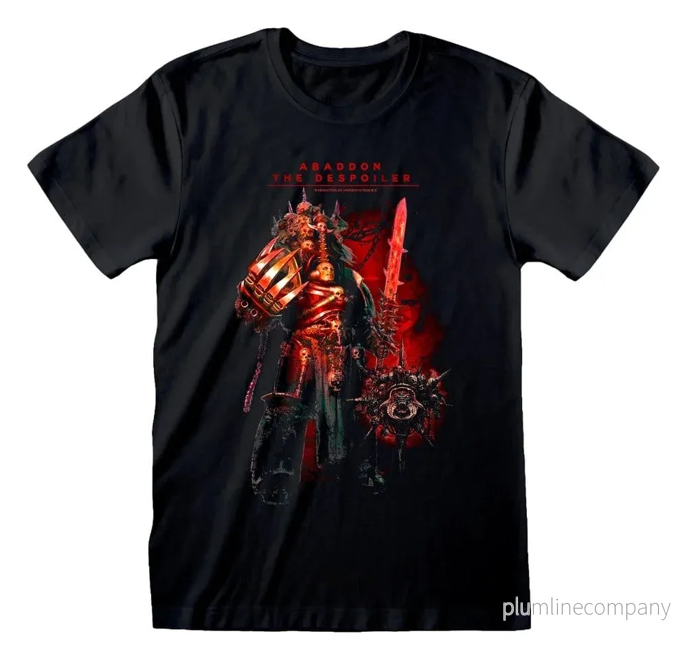 Warhammer T-shirt Abaddon Fördärvaren Storlek XXL Warhammer T-shirt Abaddon Fördärvaren Storlek XXL