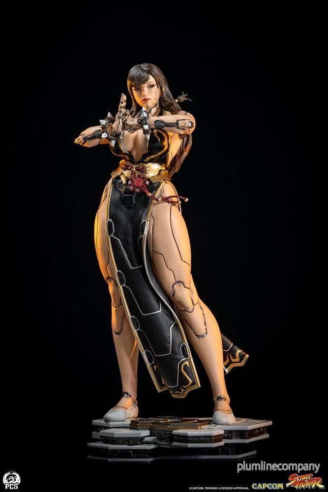 Street Fighter Staty 1/4 Chun-Li Android Battle Edition 47 cm - Bild 2