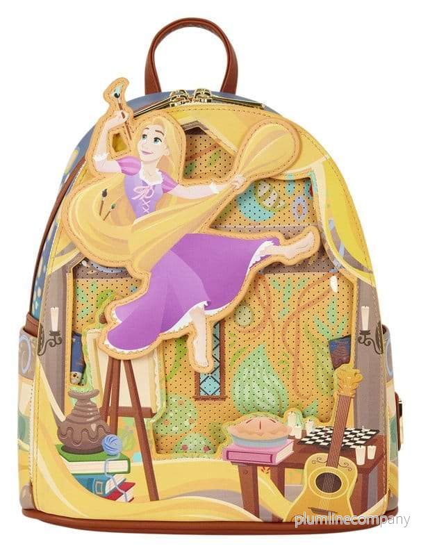 Tangled by Loungefly mini-ryggsäck Rapunzel Painting Tangled by Loungefly mini-ryggsäck Rapunzel Painting