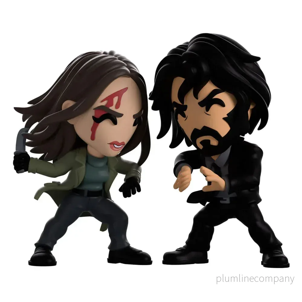 John Wick: Ballerina Figurer 2-Pack – Ballerina & John Wick 11 cm