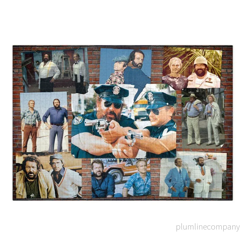 Bud Spencer & Terence Hill Pussel Poster Wall #002 (1000 bitar) Bud Spencer & Terence Hill Pussel Poster Wall #002 (1000 bitar)