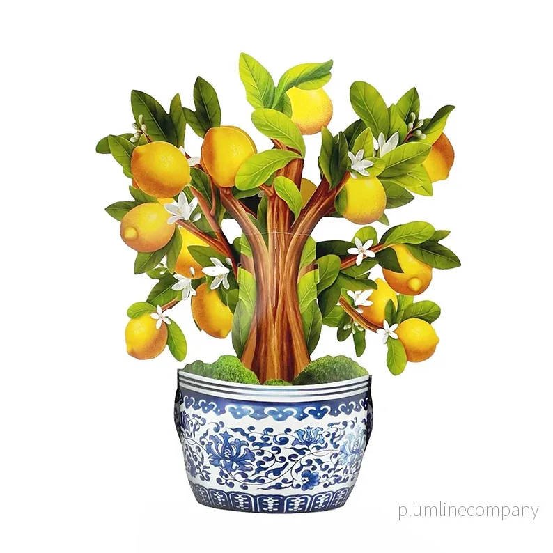 Pop-up kort, Citronträd