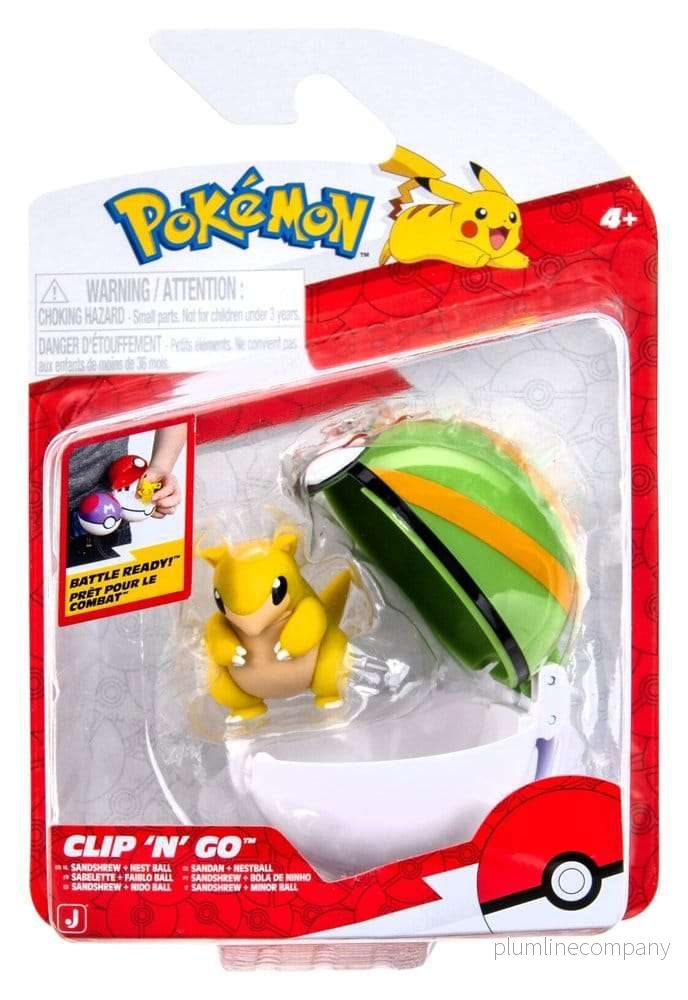 Pokémon Clip 'n' Go Minifigurer med Poké Balls ver. 22 Assortment (6) - Bild 3