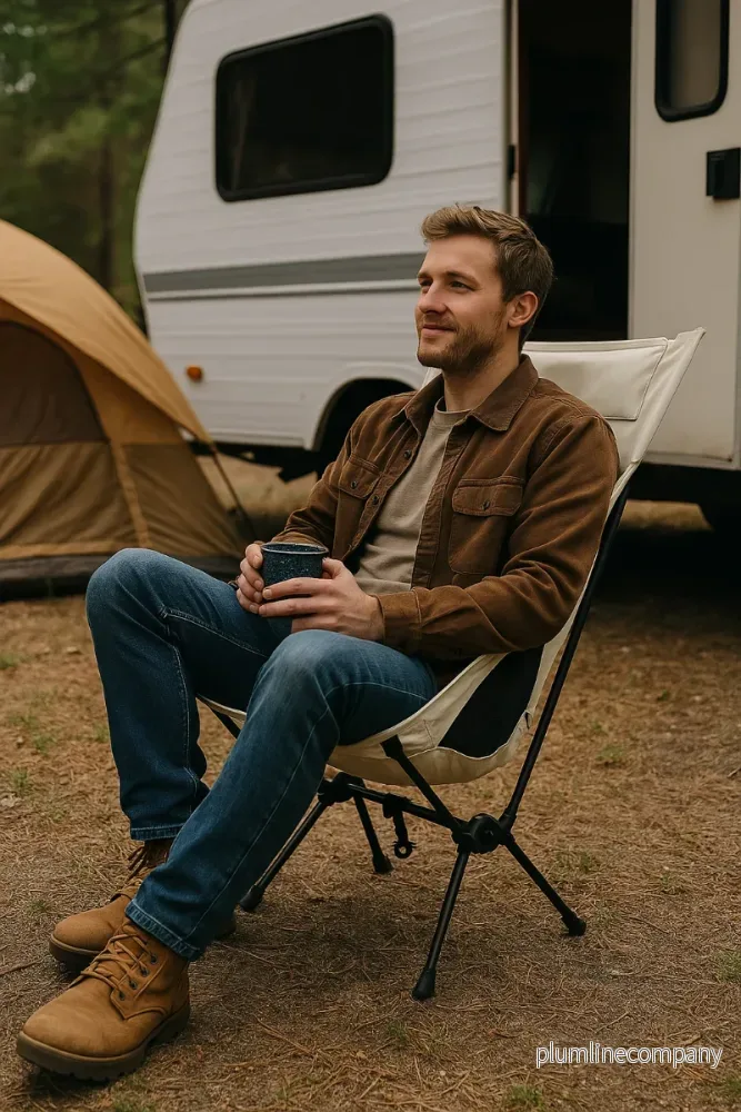 Hopfällbar Campingstol - Bild 3