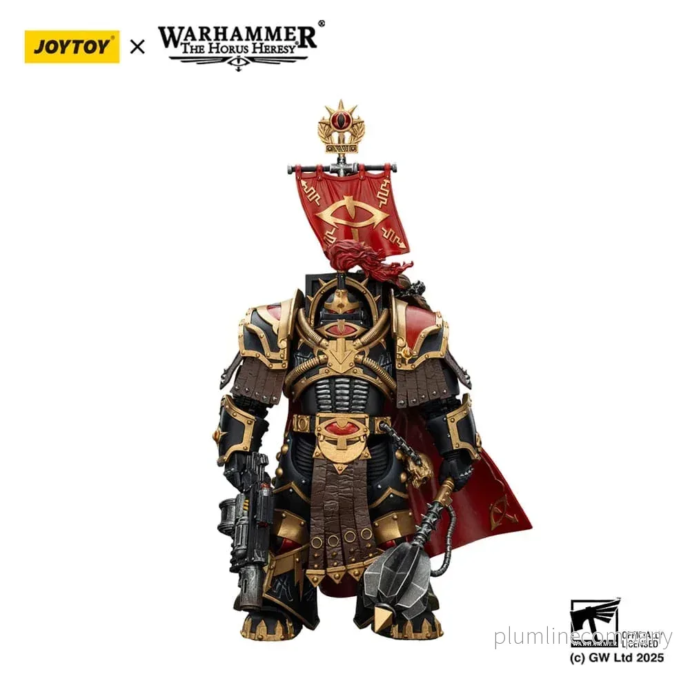 Warhammer 40,000: Sons of Horus Action Figur Legion Cataphractii Praetor med Combi-Melta och Power Maul – 14 cm Warhammer 40,000: Sons of Horus Action Figur Legion Cataphractii Praetor med Combi-Melta och Power Maul – 14 cm
